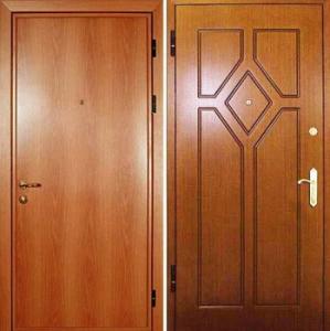 Дверь, отделанная МДФ с 2-х сторон купить с установкой