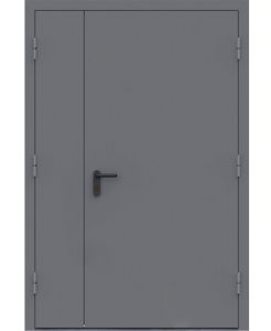Техническая металлическая дверь - простой окрас с 2-х сторон купить с установкой