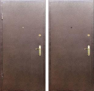 Металлическая дверь с порошковым напылением с 2-х сторон.  купить с установкой