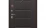 Дверь эконом: порошковое напыление, цвет "Медный антик" + МДФ-панель (10 мм), цвет "Венге"