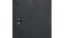 Дверь эконом: антивандальное порошковое покрытие, цвет "Черный муар" + МДФ-панель (10 мм), цвет "Венге тобакко"